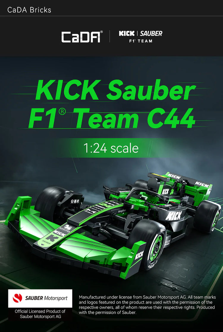 CaDA Formula One Easy Combo - Kick Sauber and Alfa Romeo 1:24