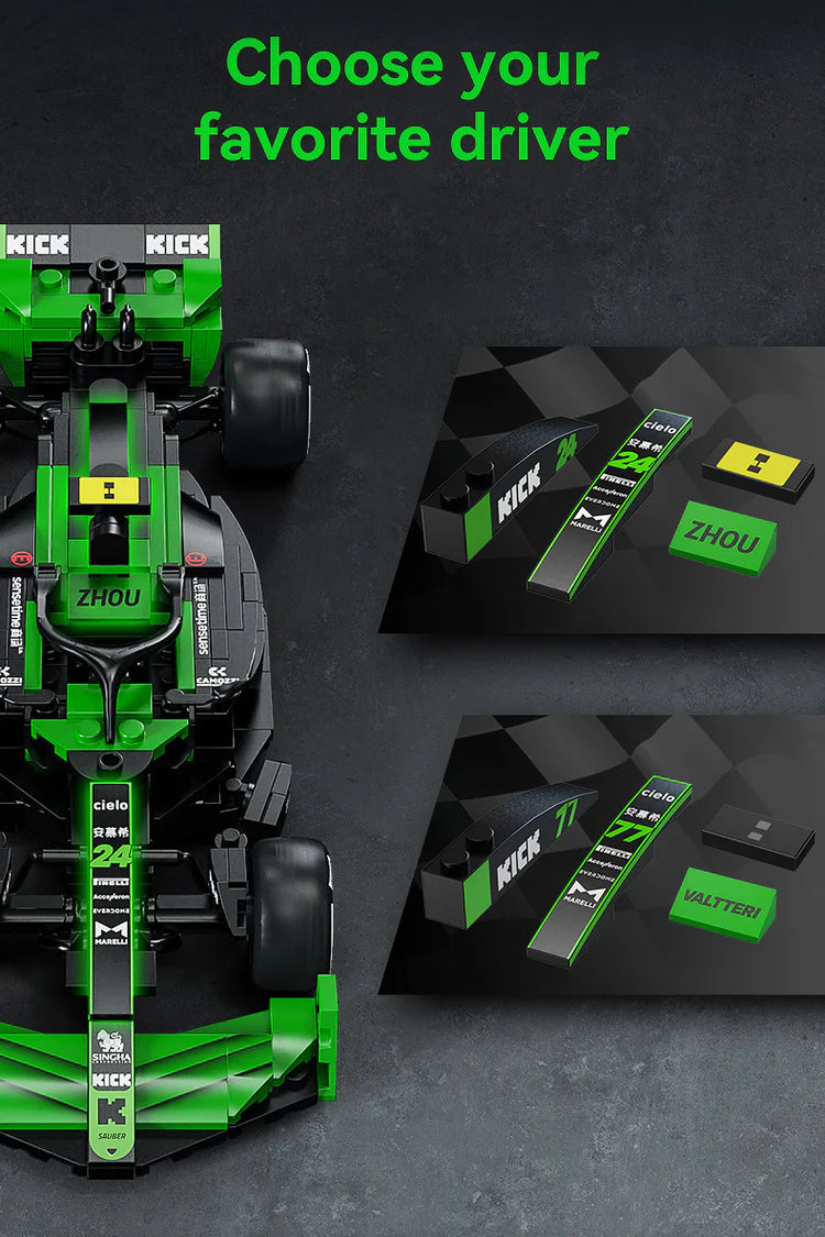 CaDA Formula One Easy Combo - Kick Sauber and Alfa Romeo 1:24