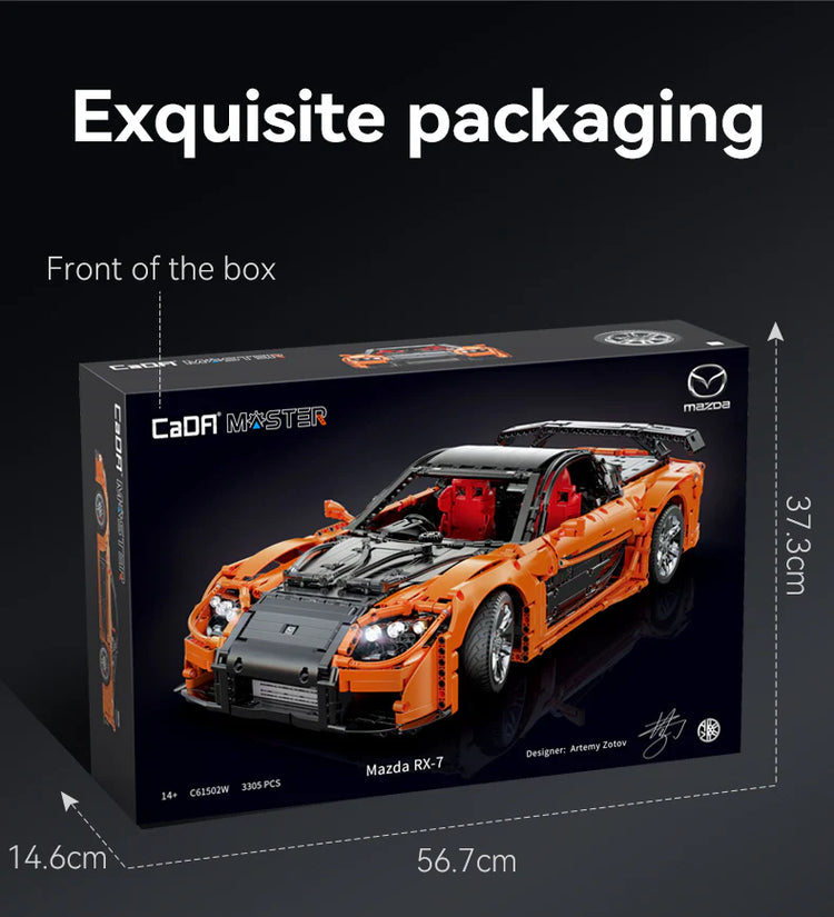CaDA Mazda RX-7 with RC 1:8 #C61502