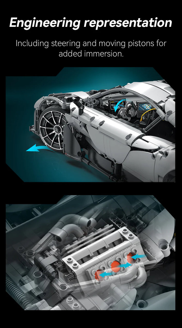 CaDA Mercedes-AMG ONE with RC 1:8 C61503