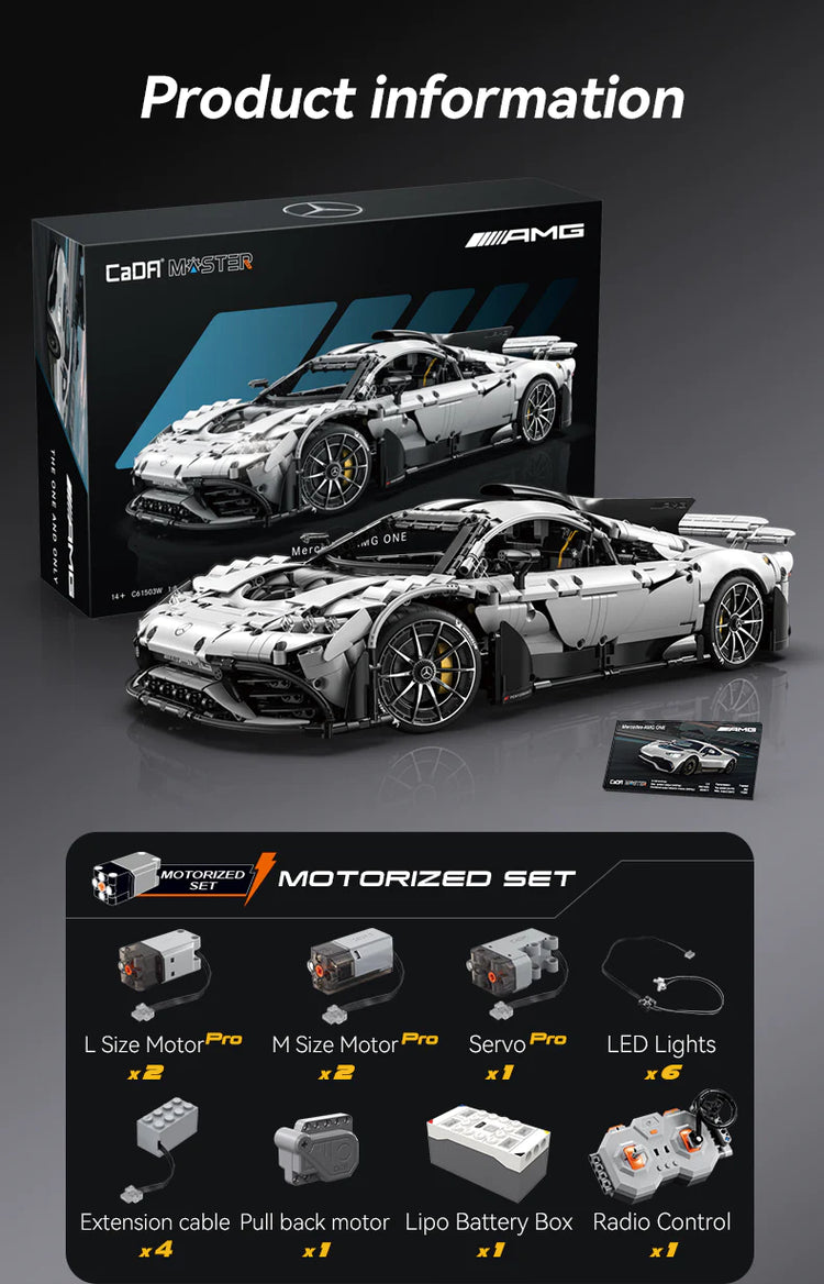 CaDA Mercedes-AMG ONE with RC 1:8 C61503