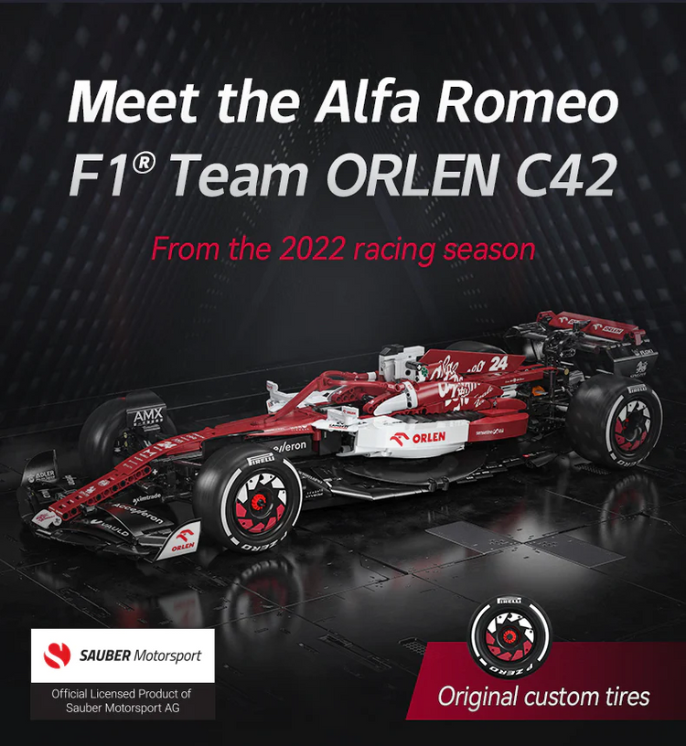 CaDA Alfa Romeo F1 Team ORLEN C42 1:8 C64005W
