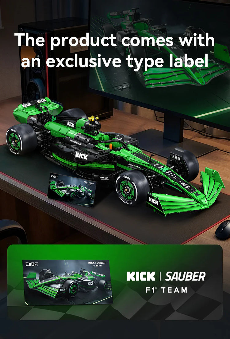 CaDA Formula One Expert Combo - Kick Sauber and Alfa Romeo 1:8