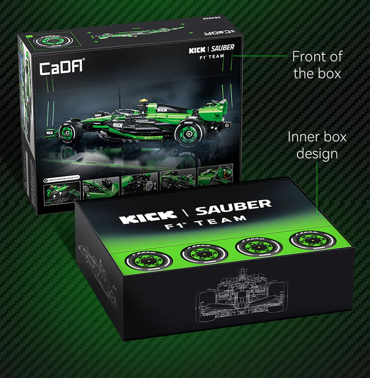 CaDA Formula One Expert Combo - Kick Sauber and Alfa Romeo 1:8