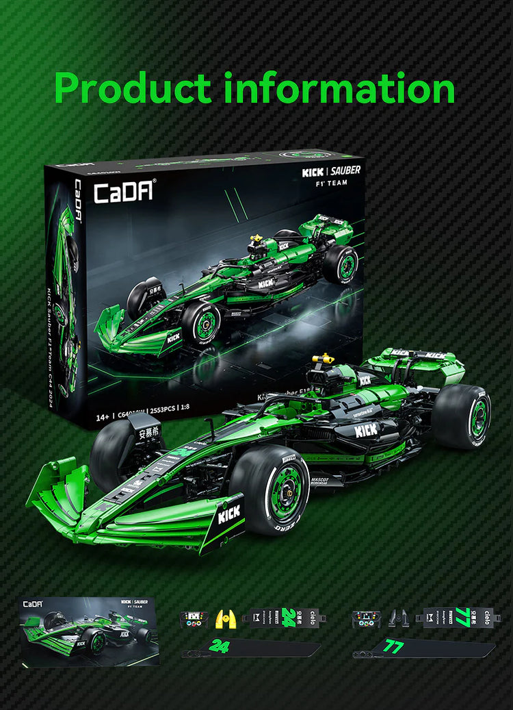 CaDA Formula One Expert Combo - Kick Sauber and Alfa Romeo 1:8