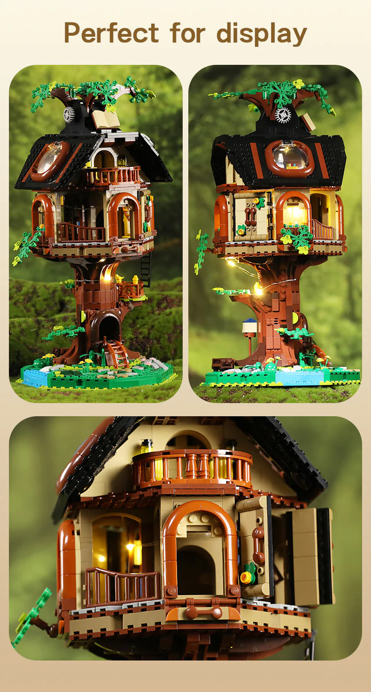 CaDA Tree House Library with LED lighting C66013
