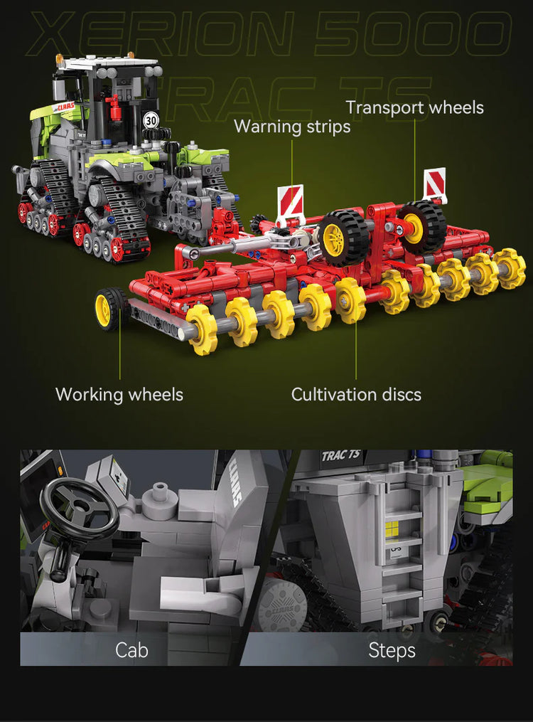 CaDA CLAAS XERION 5000 TRAC TS 1:32 C65012
