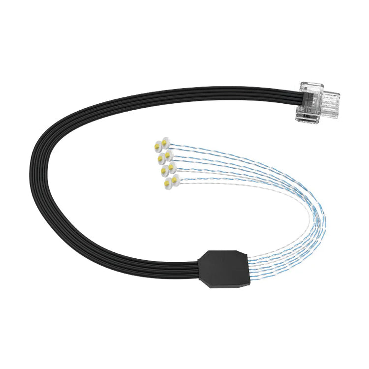 1 with 8 lamp groups led lights with transparent plug JV3082