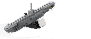 MOC U-boat Type VII 1:300 #MOC2