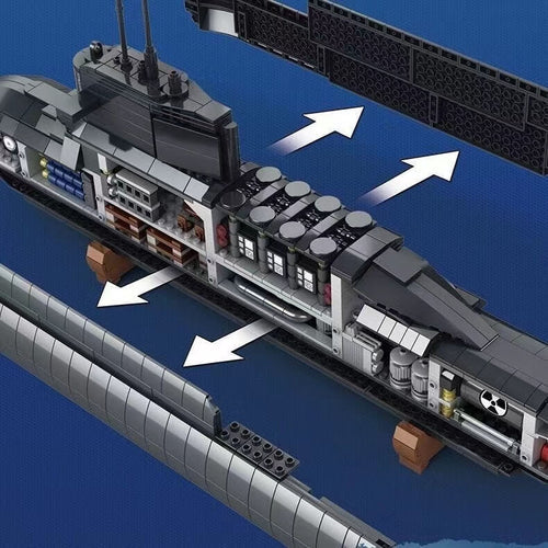 Reobrix Type 94 Nuclear Ballistic Submarine 1:200 R800
