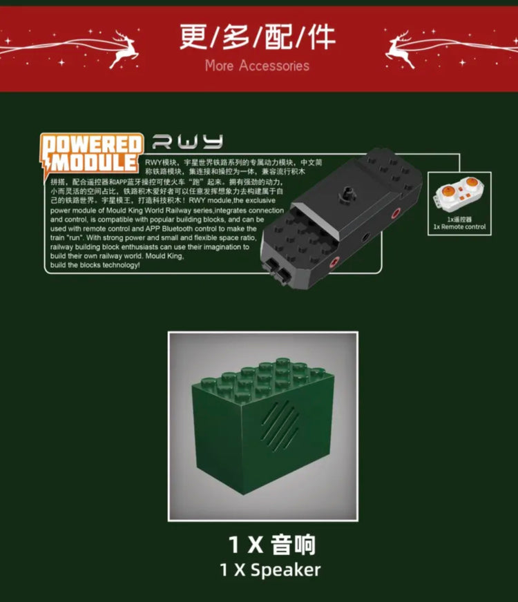 Mould King Christmas train #MK12039