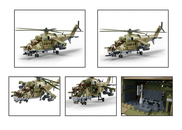 Sluban Russian Hind MI-24S Attack Helicopter B1137