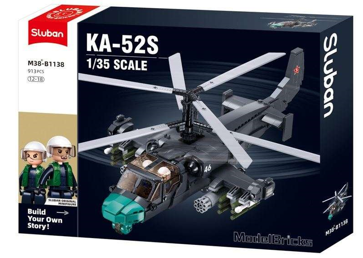 Sluban KA-52S Alligator Attack Helicopter 1:35 B1138