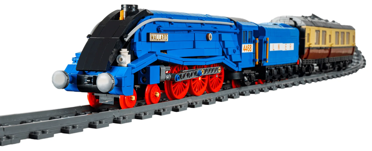 Mould King Class A4 Pacific Mallard Steam Locomotive RC set with track MK12006