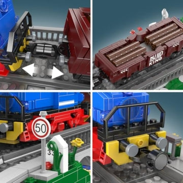Mould King ESU KG230 Diesel Locomotive with RC and track MK12038