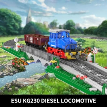 Mould King ESU KG230 Diesel Locomotive with RC and track MK12038