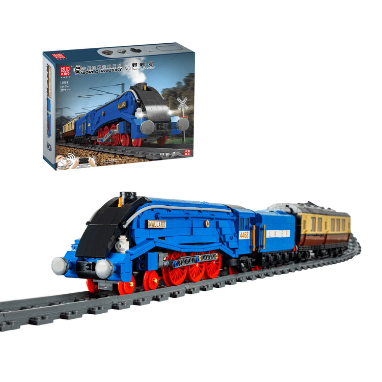 Mould King Class A4 Pacific Mallard Steam Locomotive RC set with track MK12006