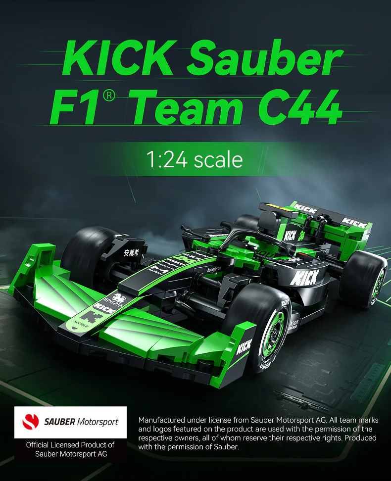 CaDA KICK Sauber F1 Team C44 1:24 C55032 – Brick Army Canada