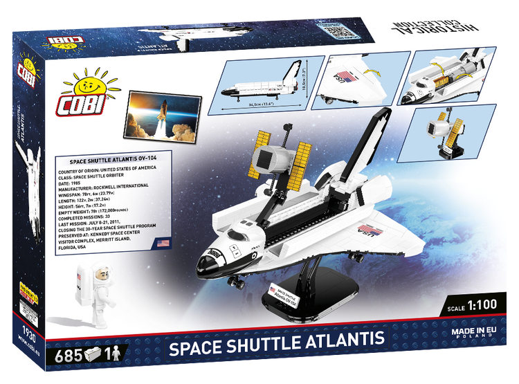 Space Shuttle Atlantis 1:100 #1930 discontinued