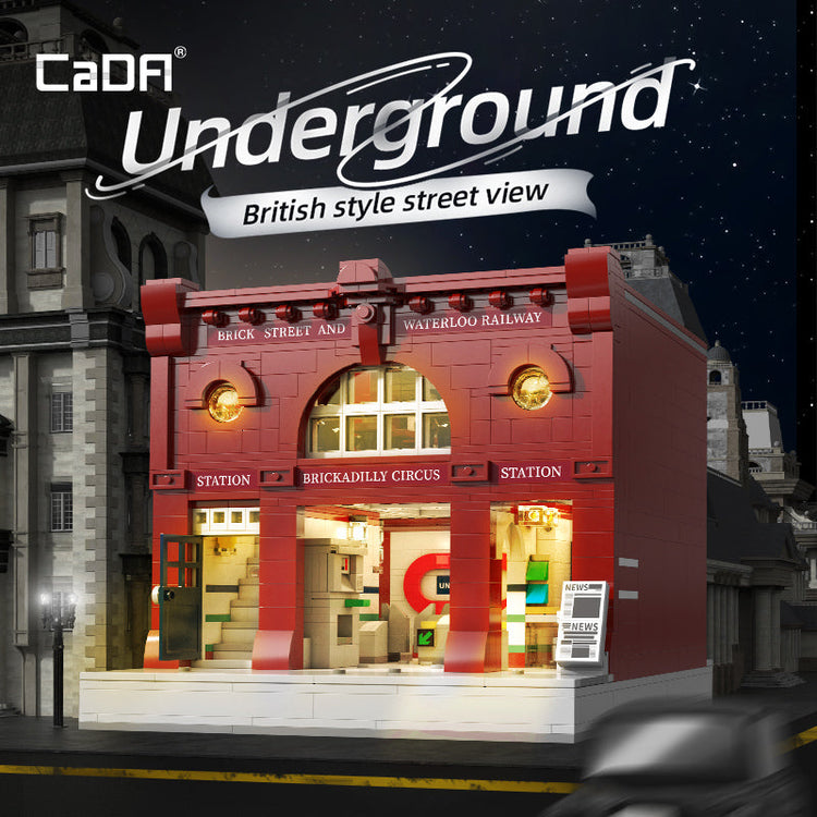 CaDA London Underground Station with LED lighting C66008