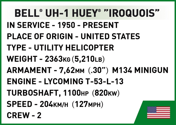 Bell UH-1 Huey #2423 discontinued