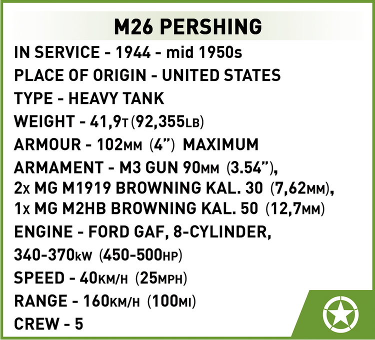 M26 Pershing (T26E3) 1:28 #2564