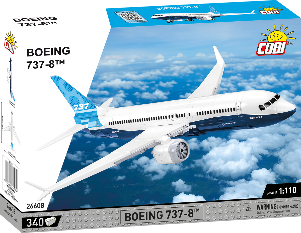Boeing 737-8 1:110 #26608 – Brick Army Canada
