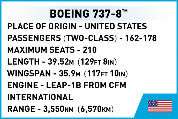 Boeing 737-8 1:110 #26608