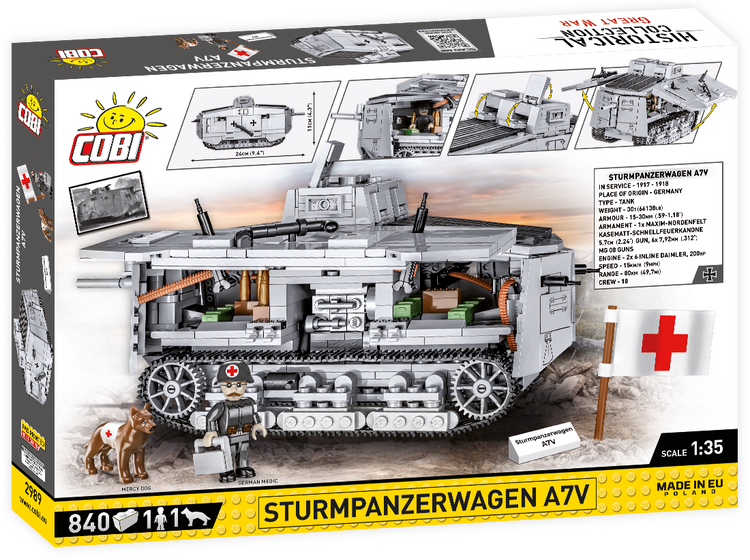 Sturmpanzerwagen A7V 1:35 #2989
