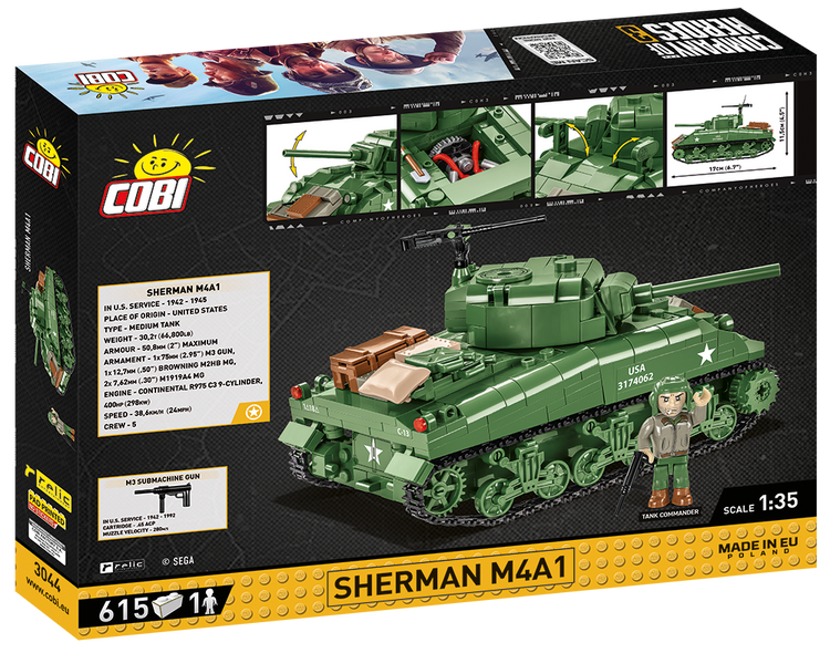 Sherman M4A1 1:35 #3044 COH3