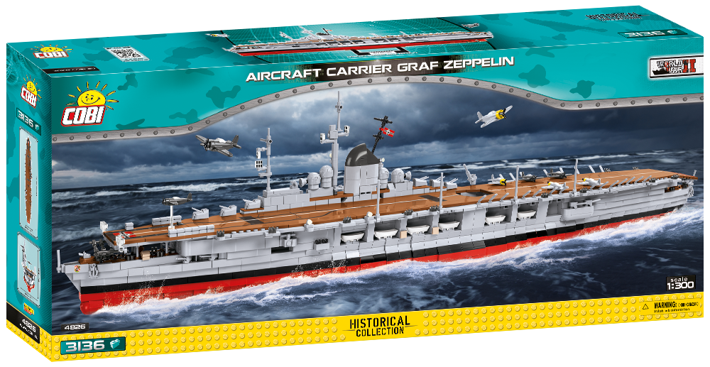 Graf Zeppelin Aircraft Carrier #4826 discontinued – Brick Army Canada
