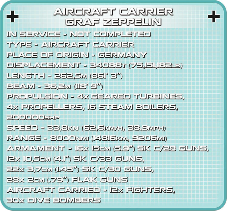 Graf Zeppelin Aircraft Carrier #4826