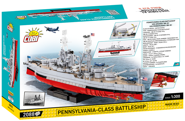 Arizona/Pennsylvania Battleship (2in1) - Executive Edition #4842