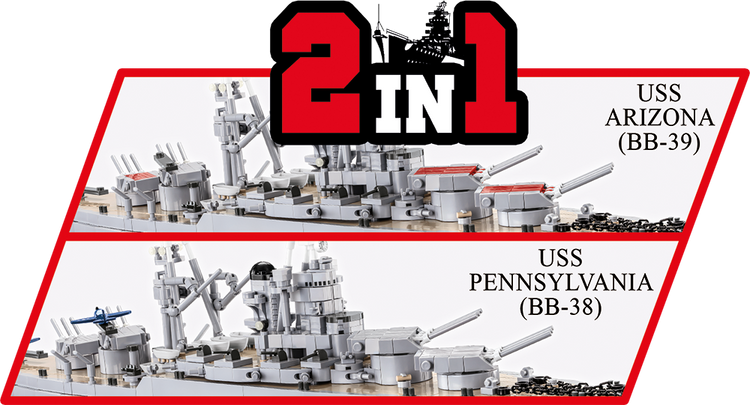 Arizona/Pennsylvania Battleship (2in1) - Executive Edition #4842