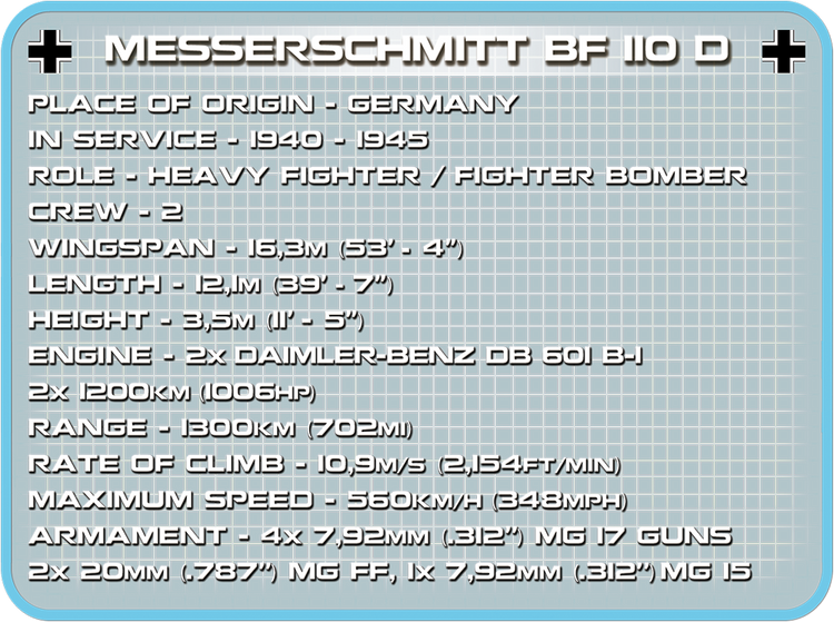 Messerschmitt BF 110 D #5716