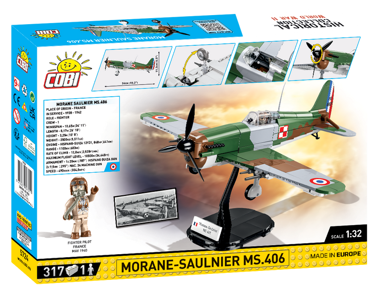 Morane-Saulnier MS.406 1:32 #5724