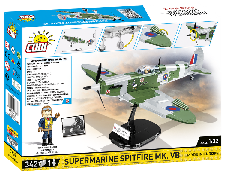 Supermarine Spitfire MK.VB 1:32 #5725 discontinued
