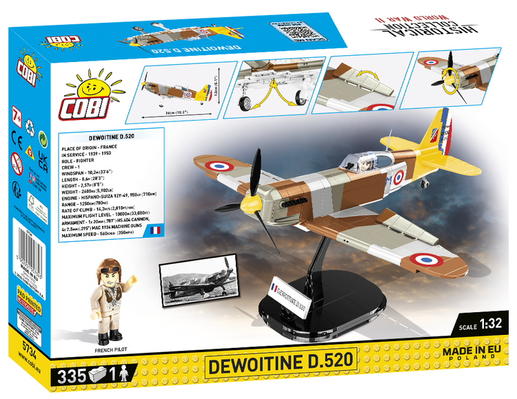 Dewoitine D.520 1:32 #5734