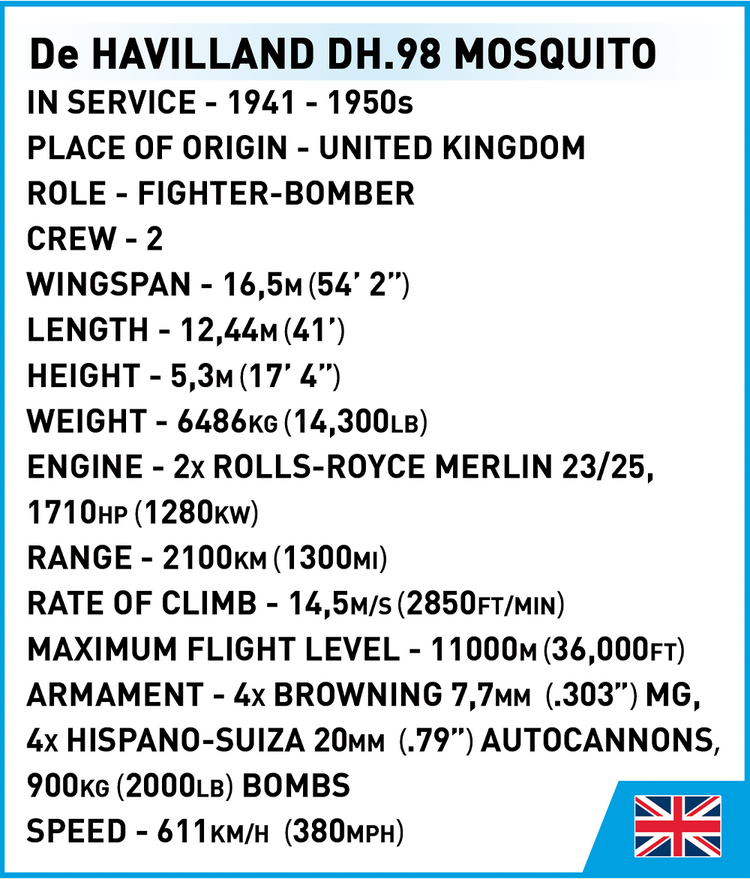 De Havilland DH-98 Mosquito 1:32 #5735