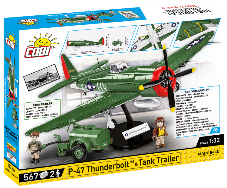 P-47 Thunderbolt & Tank Trailer - Executive Edition 1:32 #5736