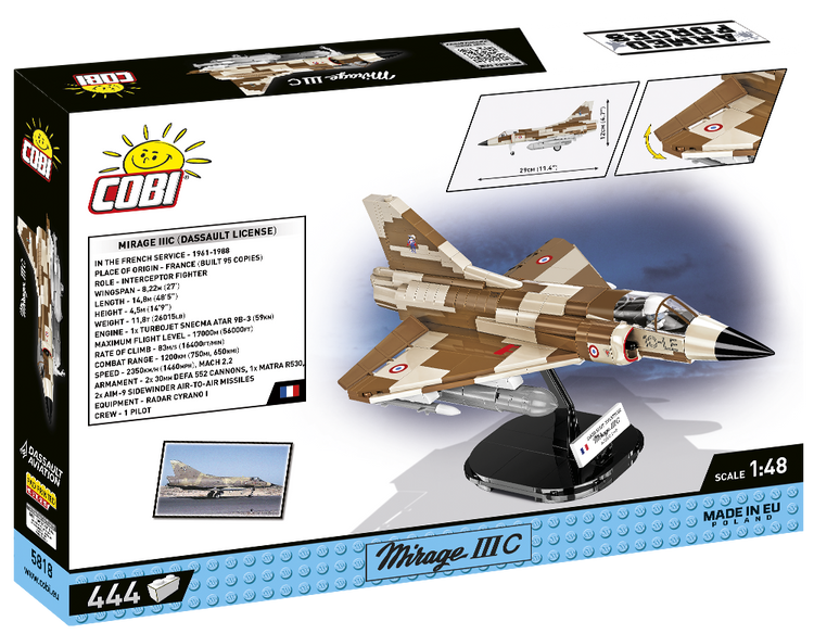 Mirage IIIC French Vexin 1:48 #5818 discontinued
