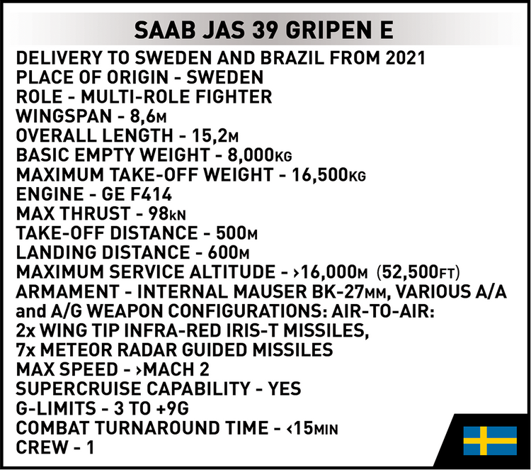 Saab JAS 39 Gripen E #5820 Swedish