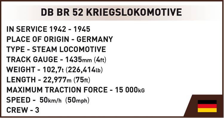 Kriegslokomotive Baureihe 52 1:35 #6281
