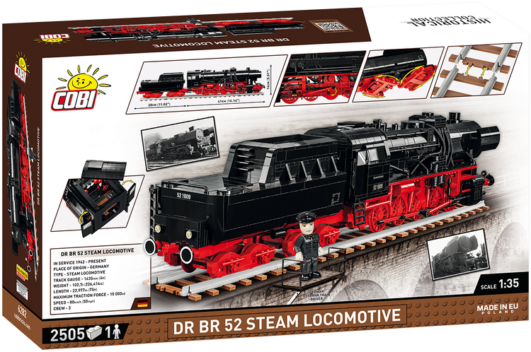 DR BR 52 Steam Locomotive 1:35 #6282