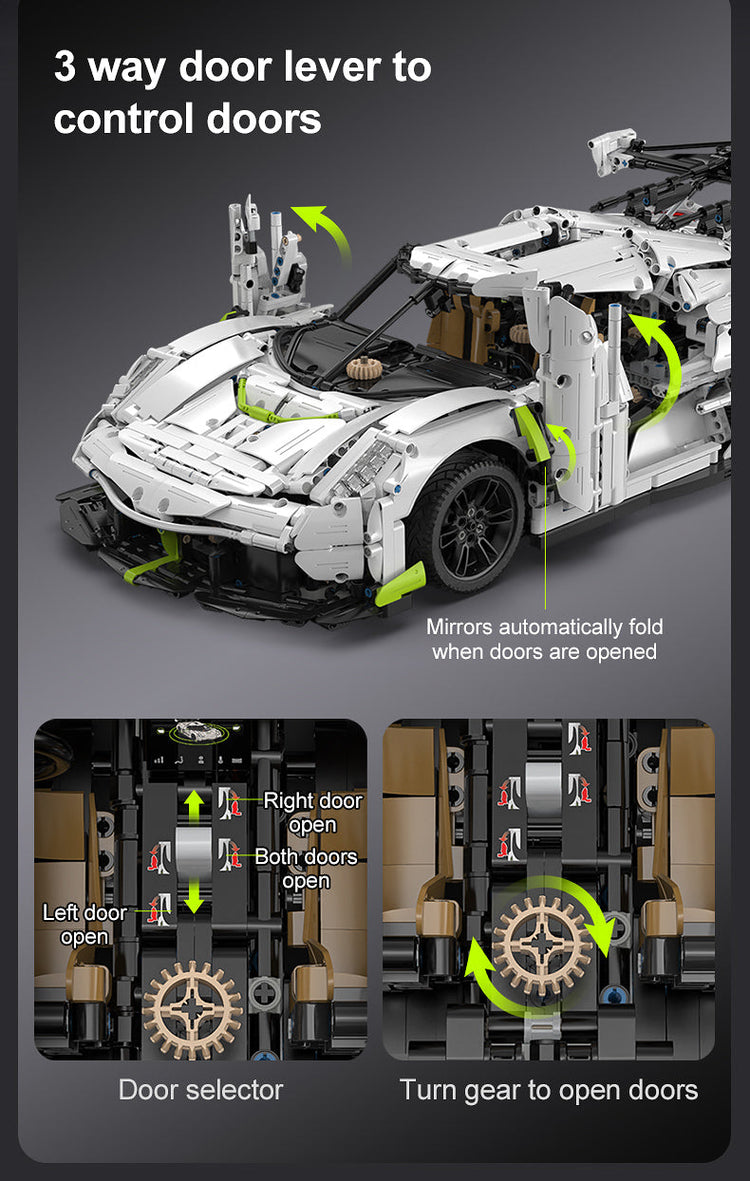 CaDA Koenigsegg Jesko Fantasma 1:8 C61048