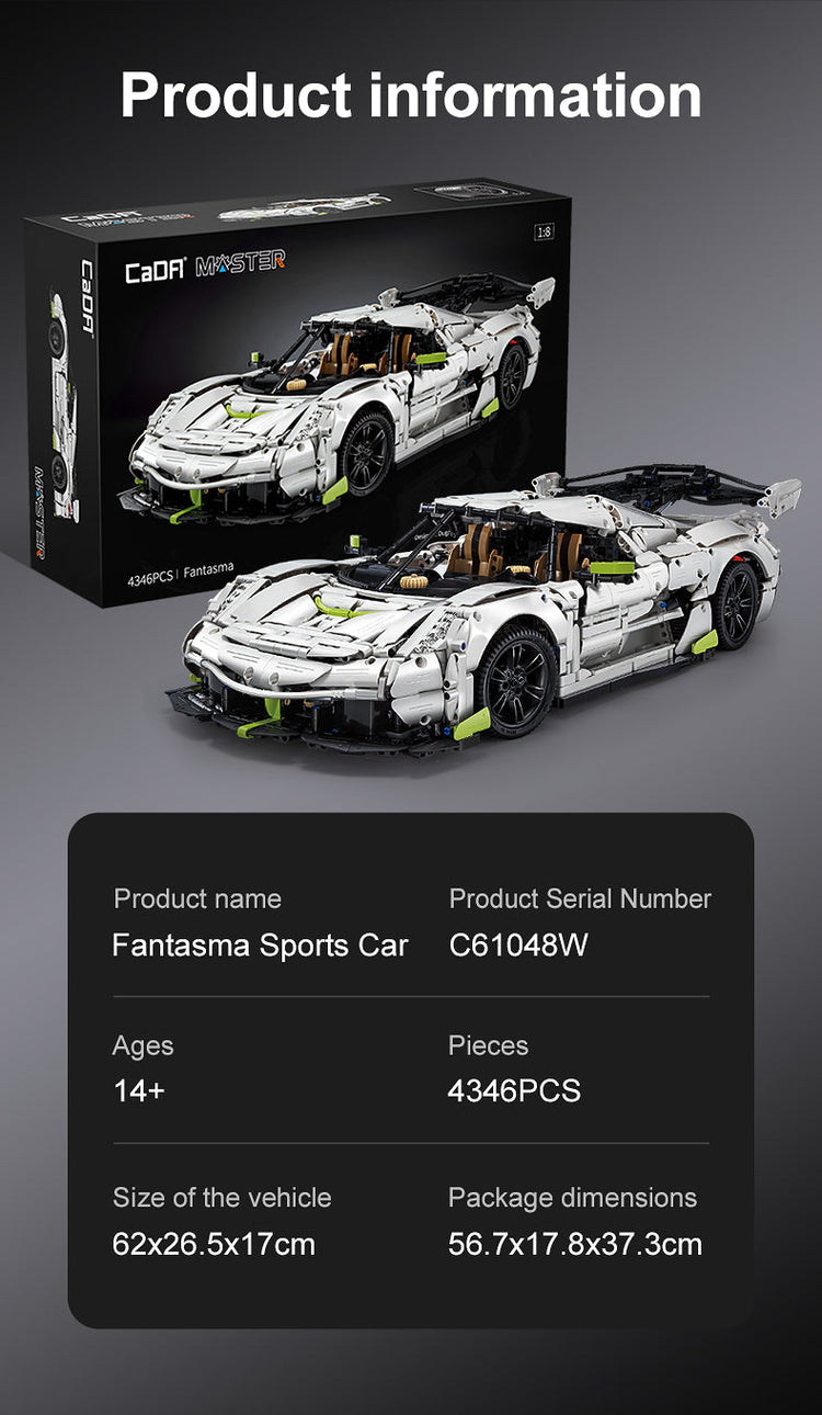 CaDA Koenigsegg Jesko Fantasma 1:8 C61048