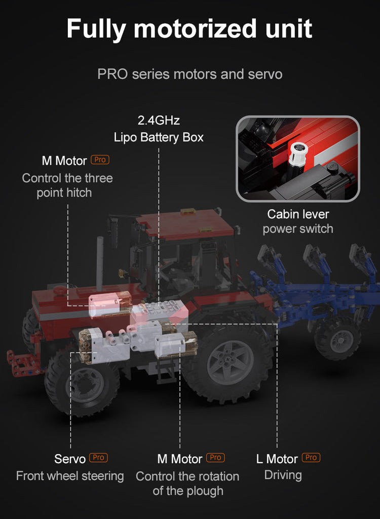 CaDA Farm Tractor with Remote Contol 1:17 C61052
