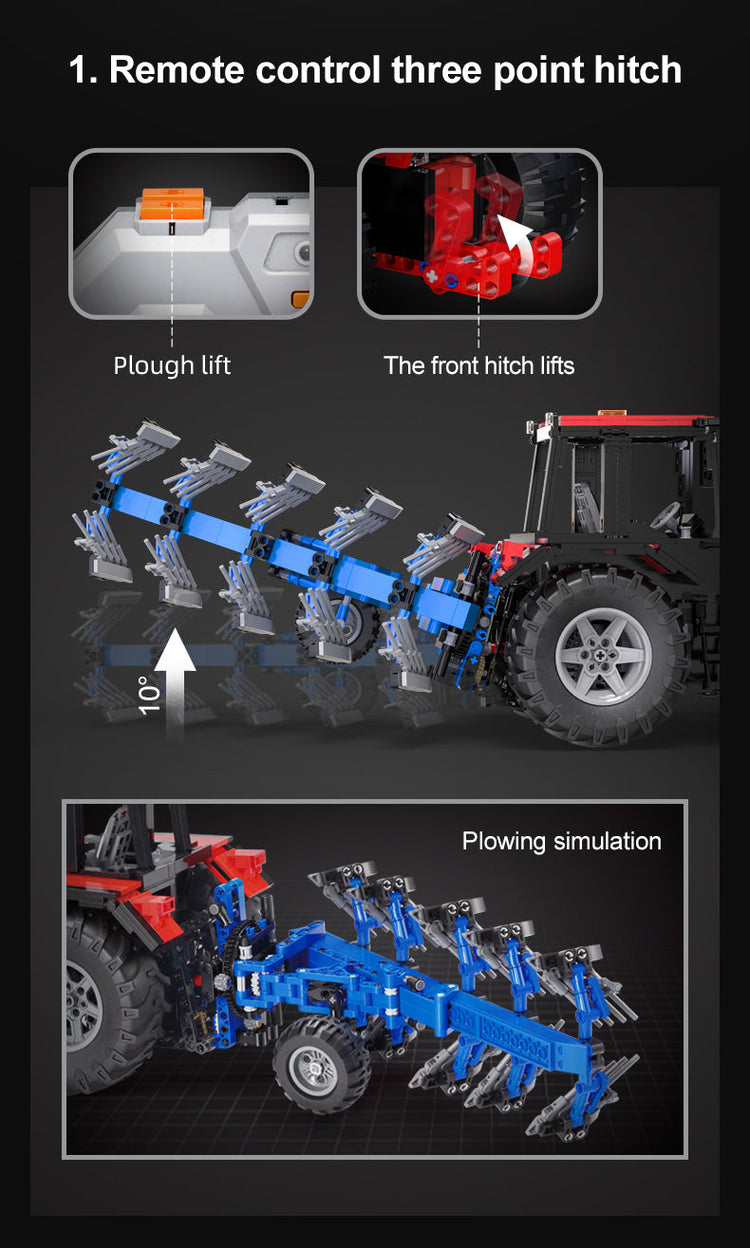 CaDA Farm Tractor with Remote Contol 1:17 C61052