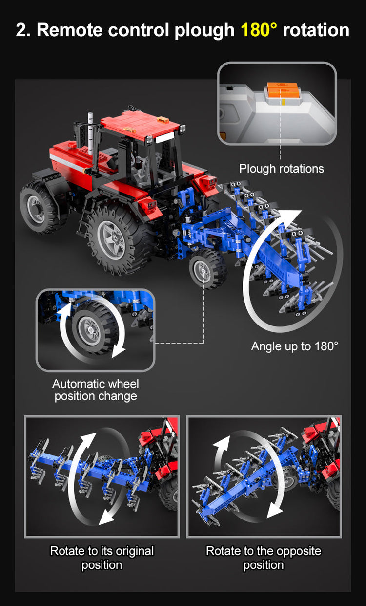 CaDA Farm Tractor with Remote Contol 1:17 C61052