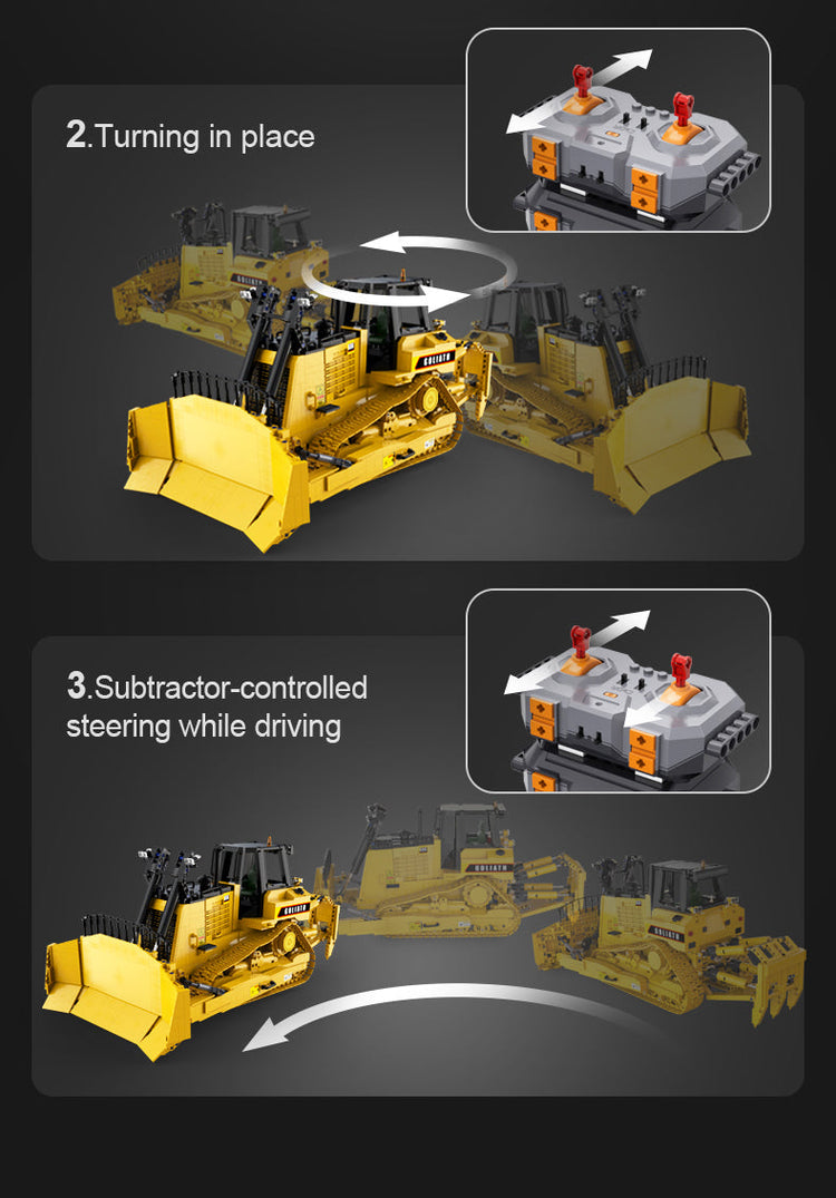 CaDA Goliath Bulldozer with Remote Control 1:16 C61056